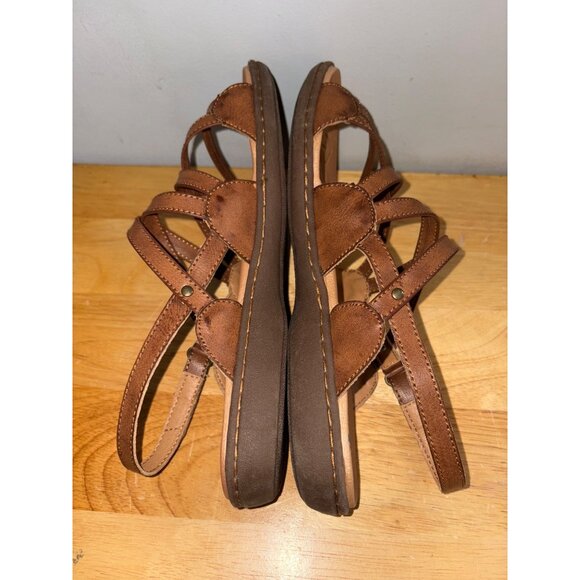 B.O.C. Altheda Brown Strappy Sandals Women's Size 11 - Picture 7 of 14